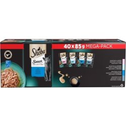Sheba fine flakes portionsposer, fisk, 40x85 g