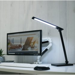 Unilux Novy foldbar bordlampe, Sort