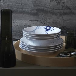 Royal Copenhagen Blå Mega Dyb Tallerken 24 cm