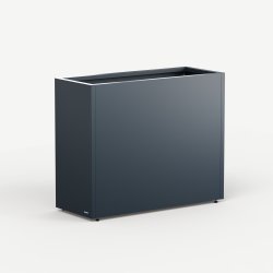 Herstera Blomlåda, inomhus, svart, 100x40x80