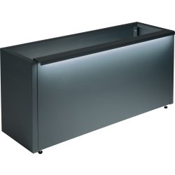 Herstera Blomlåda m/ljus, inne, svart, 100x40x80