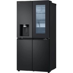 LG kylskåp med instaview, H179 cm, 508L, svart