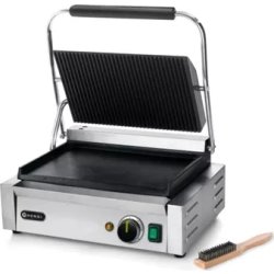 Hendi Clamp smörgåsgrill Slät/räfflad Panini