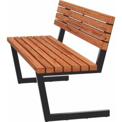 Plus Relaxbänk, 150 cm, Thermowood