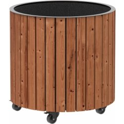 Plus Circle blomlåda Ø55x55 cm, Thermowood