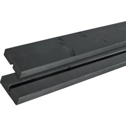 Plus Cubic bænk 120 cm, Sort