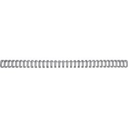 GBC metal spiralryg A4, 34 rings, 12.5mm, sort