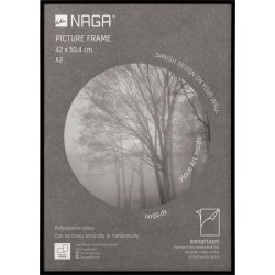 NAGA billedramme, 42 x 59,4 cm, sort