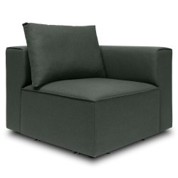 Fondi modulsofa, hjørnemodul, grøn, 1 stk
