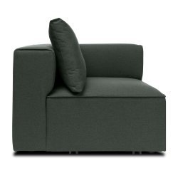 Fondi modulsofa, hjørnemodul, grøn, 1 stk