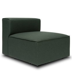 Fondi modulsofa, midtermodul, grøn, 1 stk