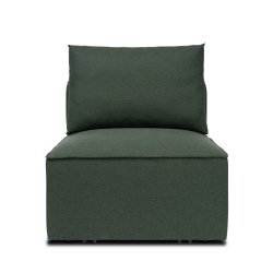 Fondi modulsofa, midtermodul, grøn, 1 stk