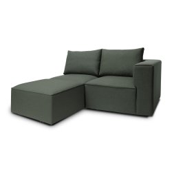 Fondi modulsofa, 3 moduler, grøn