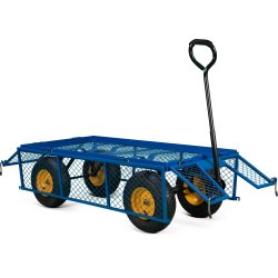 Trækvogn 320 kg, Luftgummihjul, 138,2x61,5x114 cm