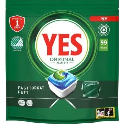 YES Original Maskindiskttabletter, 99/fp
