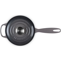 Le Creuset Signatur kasserolle i støbejern, flint