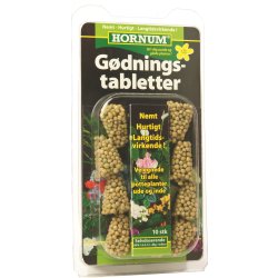 HORNUM Gødningstabletter, 10 stk.