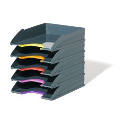 Durable Varicolor Mix brevkorgar | Antracit