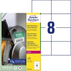 Avery B3427-50 Etiketter | 105x74 mm | 400 st.