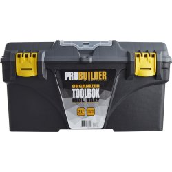 Probuilder værktøjskasse m/ organizer, 21"