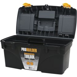 Probuilder værktøjskasse m/ organizer, 21"