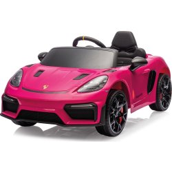 Elbil Porsche Spyder 718 RS barnbil, rosa