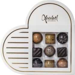 Xocolatl White Heart, 9 stk