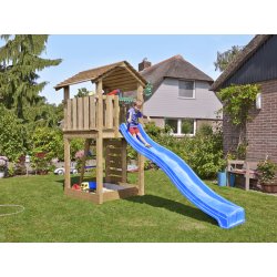 Jungle Gym Cottage 2.1 legetårn m/sand & rutsjeb.
