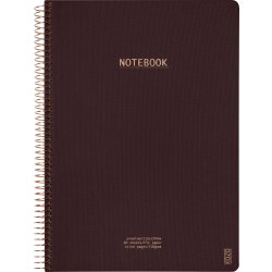 Kozo Premium Anteckningsbok A4 | Linjerad | Kaffe