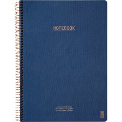 Kozo Premium Anteckningsbok A4 | Linjerad | Marin