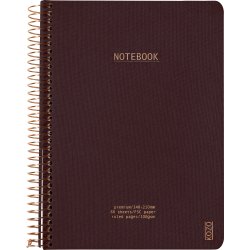 Kozo Premium Anteckningsbok A5 | Linjerad | Kaffe