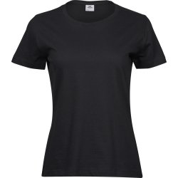 Tee Jays Sof Tee Dam, Svart, Stl. 3XL