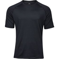 Tee Jays CoolDry Tee, Svart, Stl. 2XL