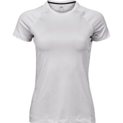Tee Jays CoolDry Tee Dam, Vit, Stl. S