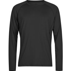 Tee Jays Långärmad CoolDry Tee, Svart, Stl. XL