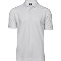 Tee Jays Luxury Stretch Polo, Vit, Stl. 5XL