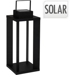 Solcelledrevet lanterne, H51,5 cm, sort