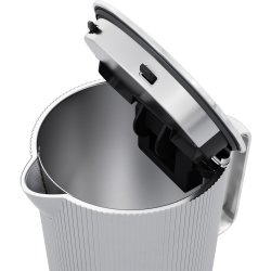 Georg Jensen Bernadotte El-Kedel, sort el. stål