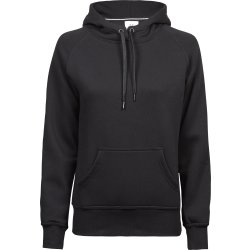 Tee Jays Hooded Sweatshirt, Dam,, Svart, Stl. L