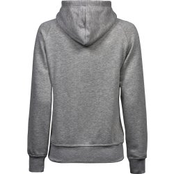 Tee Jays Hooded Dame Sweatshirt, Lysegrå, Str. XL