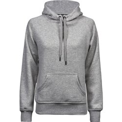 Tee Jays Hooded Sweatshirt, Dam,, Ljusgrå, Stl. S