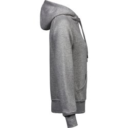 Tee Jays Hooded Dame Sweatshirt, Lysegrå, Str. XL