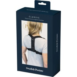 Swedish Posture Skulderstøtte Classic, Sort, S-M