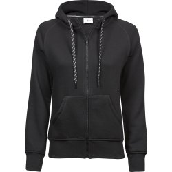 Tee Jays Fashion dame hood, Sort, Str. XL