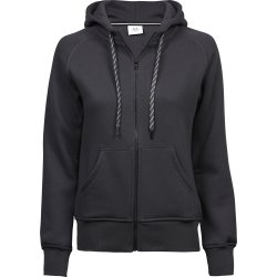 Tee Jays Fashion Hoodie, Dam, Mörkgrå, Stl 2XL