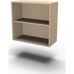 Jive hylla, 2 fack, björkfanér, väggmontering D42