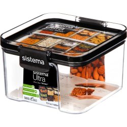 Sistema Tritan Ultra Square opbevaringsboks, 460ml
