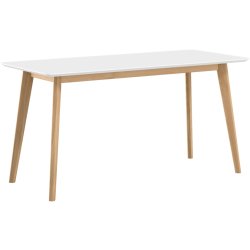 AD1 högbord | 180x80x93 cm | Vit laminat / ek