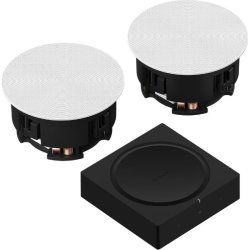 Sonos Amp In-Ceiling by Sonance-högtalare, svart