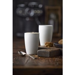Pillivuyt Plissé Thermo-mugg 25 cl, vit, 2 st.